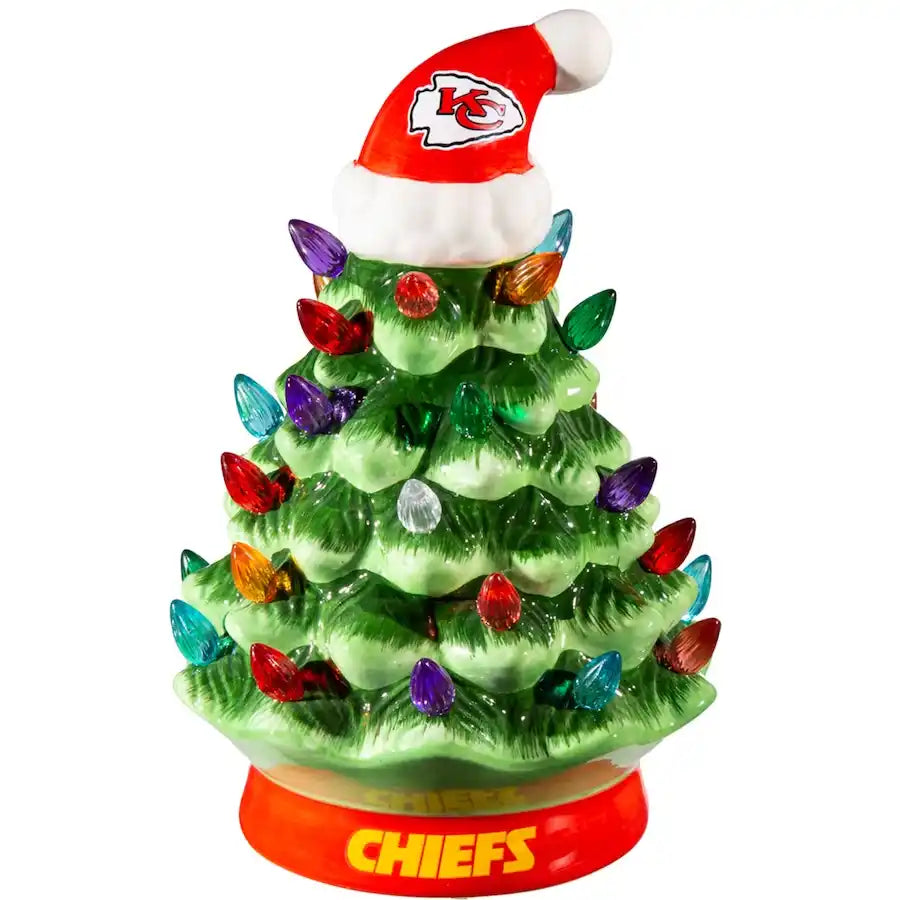 Kansas City Chiefs Tree With Hat Ornament