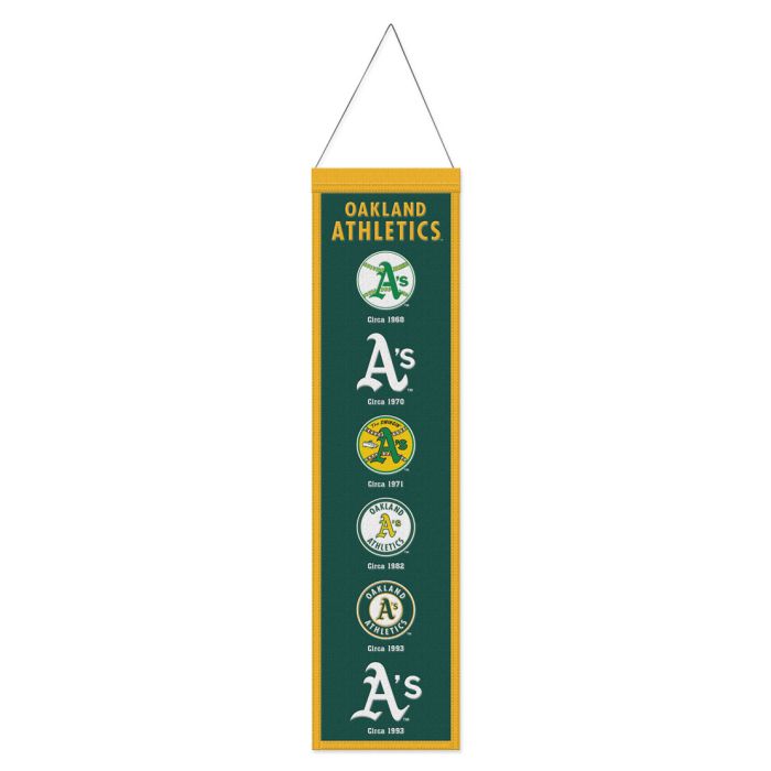 Logos of the Oakland Athletics (1968- Present)