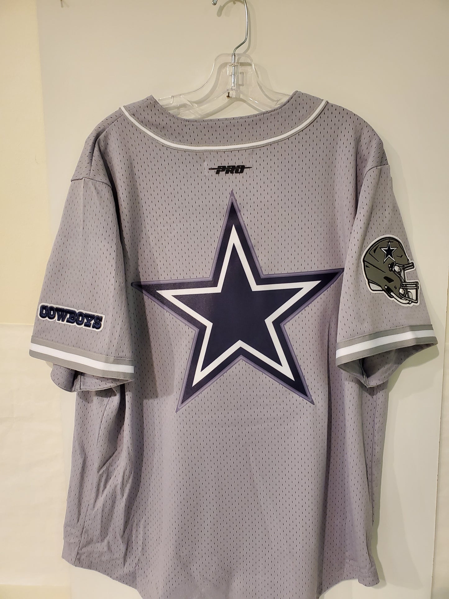 Dallas Cowboys Jersey with Star on back (Gray and Dark Gray)