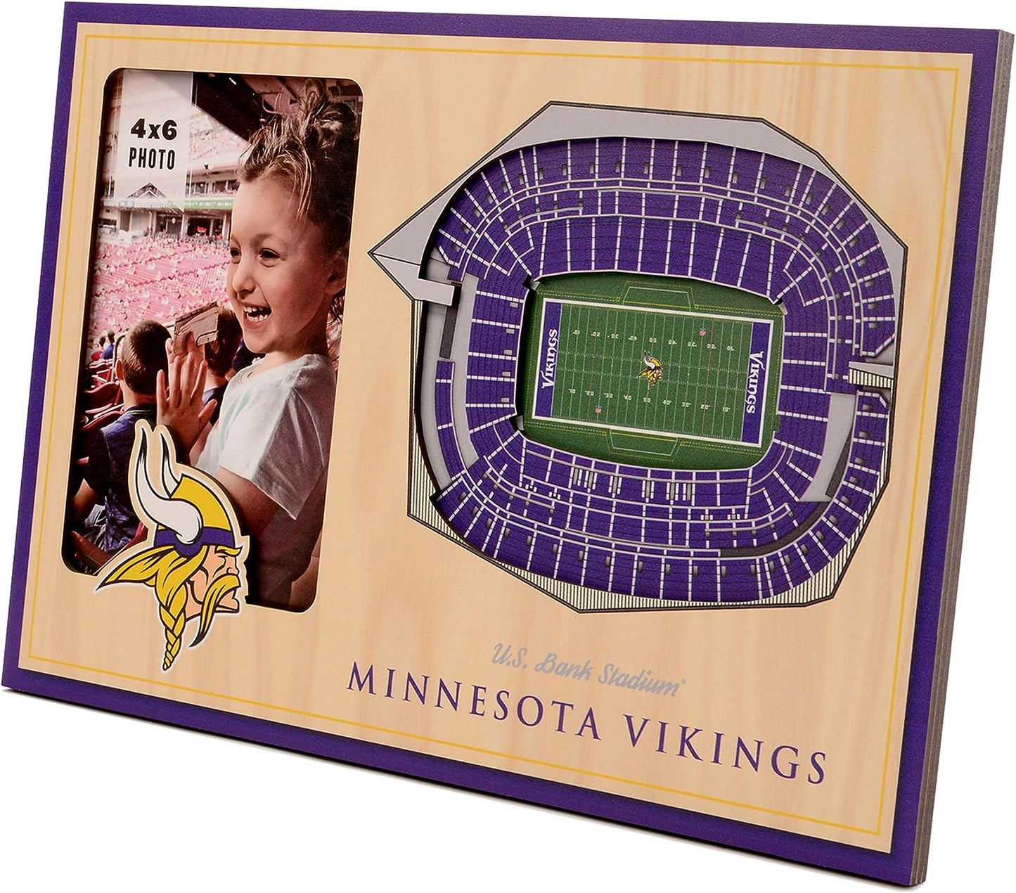 Minnesota Vikings 3D Picture Frame
