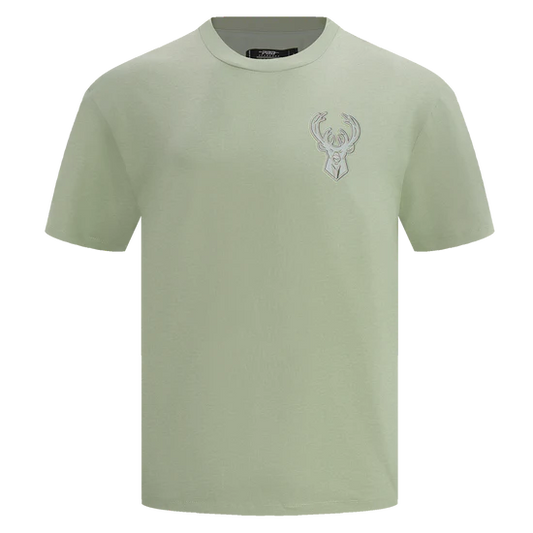 NBA MILWAUKEE BUCKS SAGE GREEN   TEE