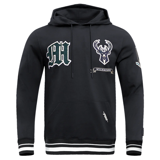 NBA MILWAUKEE BUCKS HOODIE (BLACK)