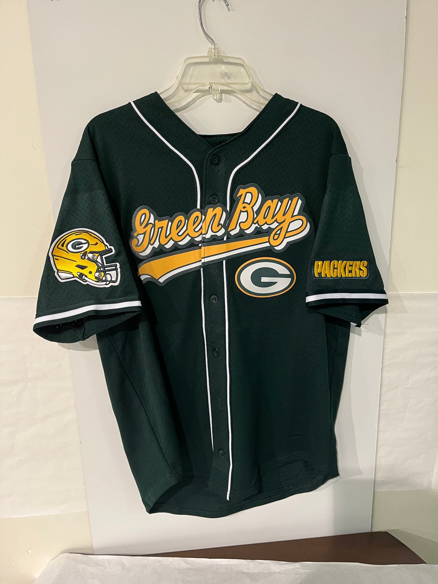 Green Bay Packers Button-Up Jersey