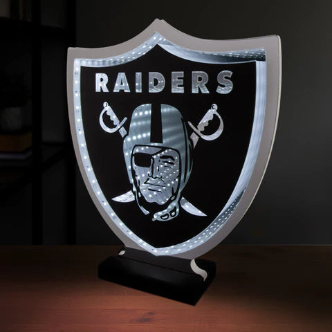 Las Vegas Raiders LED Infinity Logo Light