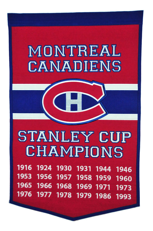 Montreal Canadiens Dynasty Banner