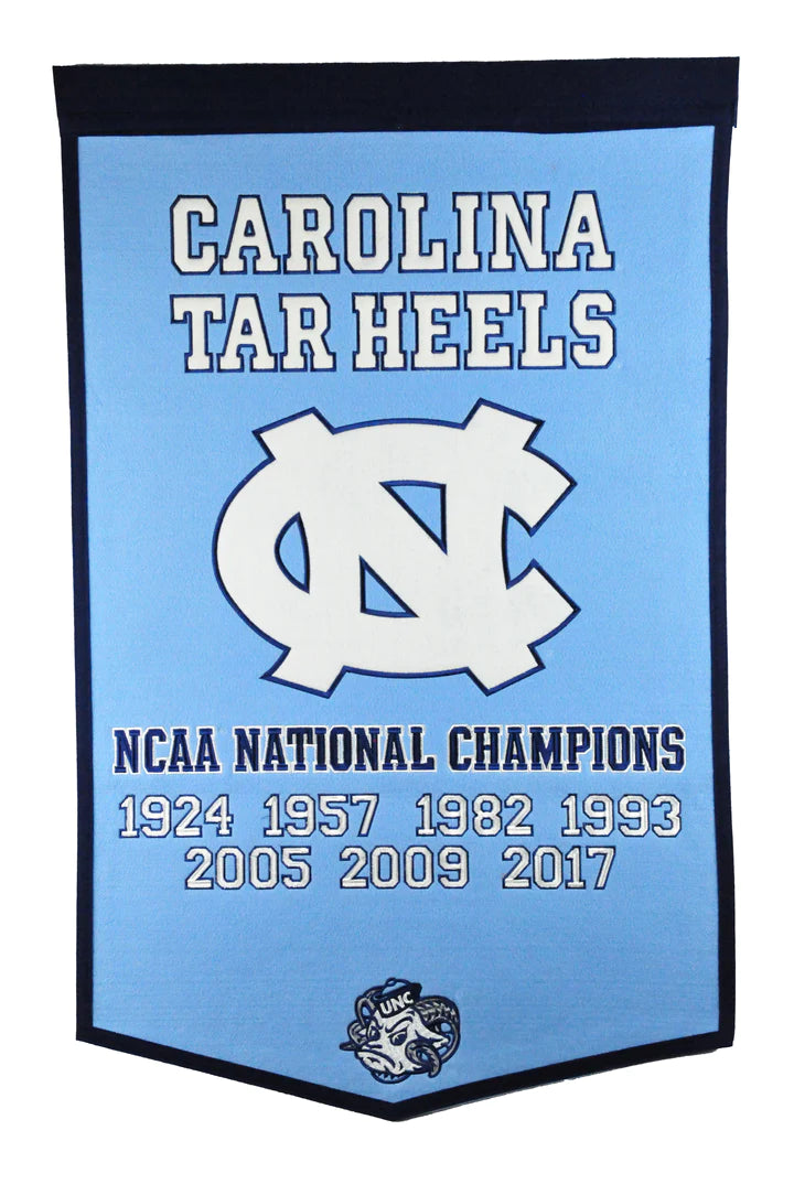 North Carolina Tar Heels Dynasty Banner