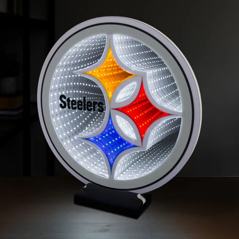 Pittsburgh Steelers LED Infinity Logo Light